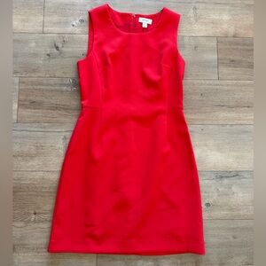 Chic Red Sleeveless Mini Dress